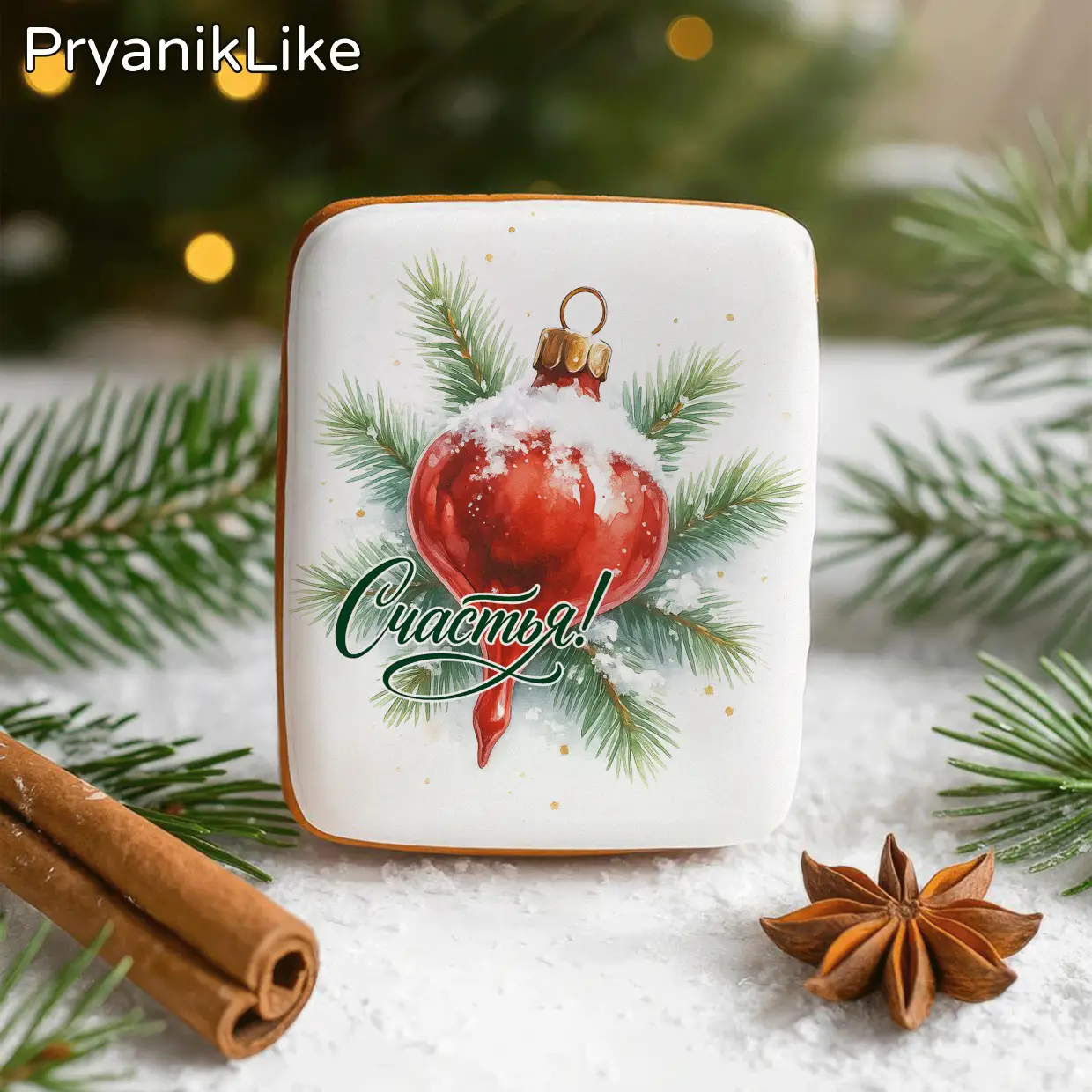 Атмосферные ёлочные игрушки